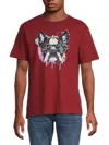 Robert Graham Jet Set Frenchie Graphic T-shirt In Red
