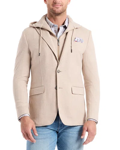 Robert Graham Men's Jetset Woven Sport Coat & Drawstring Hoodie In Neutral