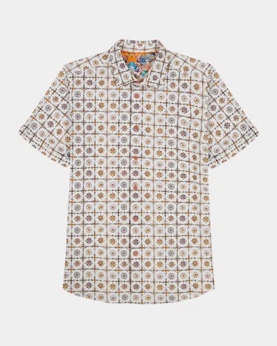 ROBERT GRAHAM MEN'S KAI SHORT-SLEEVE SHIRT
