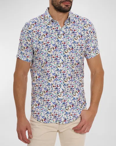 Robert Graham Men's Landon Floral Button-front Shirt In Multi