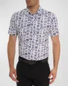 ROBERT GRAHAM MEN'S LICENSE TO CHILL KNIT POLO SHIRT