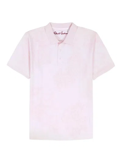 Robert Graham Men's Linford Knit Polo Shirt In Pink