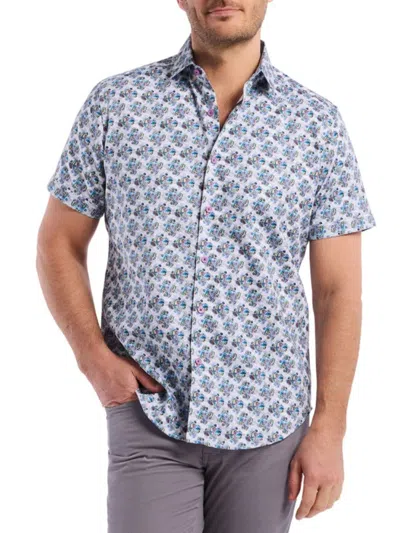 Robert Graham Men's Lowndes Printed Cotton Shirt In Animal Print