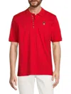 Robert Graham Men's Lucifer Classic Fit Skull Embroidered Polo In Red