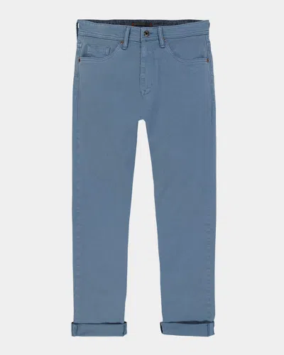 Robert Graham Men's Madsen Denim Five-pocket Pants In Blue