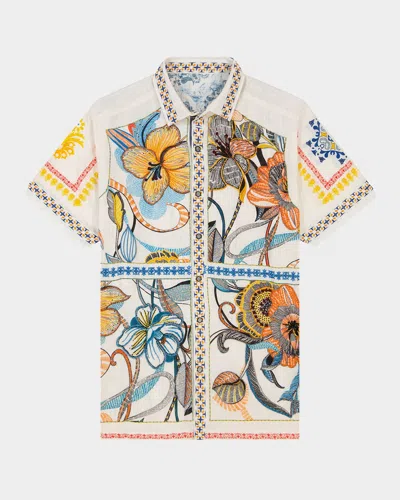 ROBERT GRAHAM MEN'S MANZU SHORT-SLEEVE SHIRT