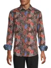 Robert Graham Men's Merillo Print Shirt In Neutral