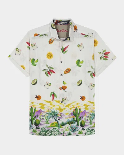 ROBERT GRAHAM MEN'S MEZCAL SHORT-SLEEVE SHIRT