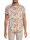 Robert Graham Men's Mixed Print Cotton Shirt In Neutral
