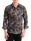 Robert Graham Men's Montage Button-front Shirt In Multi