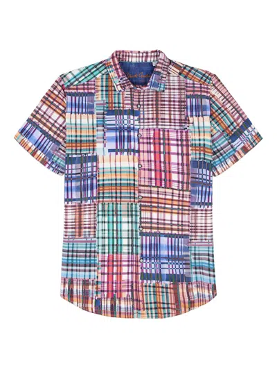 Robert Graham Murdoch Short Sleeve Button-up Shirt In Multi
