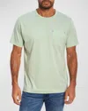 Robert Graham Men's Myles Pima Cotton T-shirt In Heather Charcoal