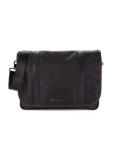 Robert Graham Men's Navigator Laptop Messenger Bag In Black