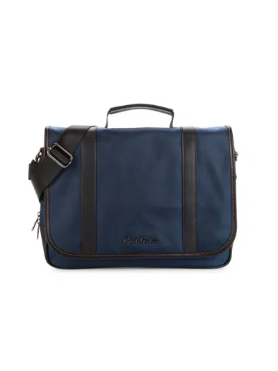 Robert Graham Men's Navigator Laptop Messenger Bag In Blue