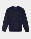Robert Graham Orlin Paisley Sweater In Navy