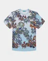 Robert Graham Paisley Portal Short Sleeve T-shirt In White
