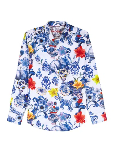 Robert Graham Men's Piccadilly Floral Cotton Shirt In Multi