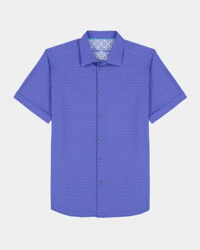 ROBERT GRAHAM MEN'S PIDMONT SHORT-SLEEVE SHIRT