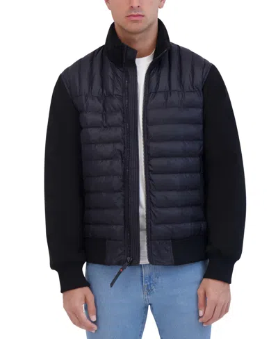 Robert Graham Men's Quilted Bomber Jacket & Vest In Black