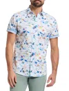 Robert Graham Men's Raymond Abstract Short Sleeve Shirt In Neutral