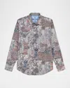 Robert Graham Men's Remsen Paisley Patchwork Button-down Shirt In Multi