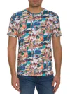 ROBERT GRAHAM MEN'S RETRO BEACH GRAPHIC TEE