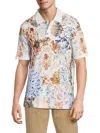 Robert Graham Men's Reuben Cotton Polo Shirt In Multi