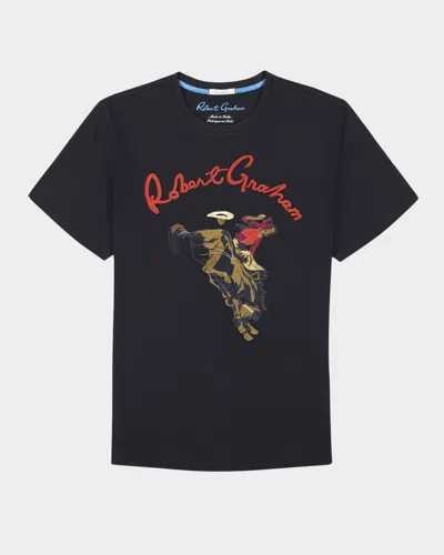 Robert Graham Men's Rg Rodeo Graphic T-shirt In Black