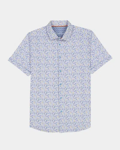 ROBERT GRAHAM MEN'S RIPTIDE SHORT-SLEEVE SHIRT