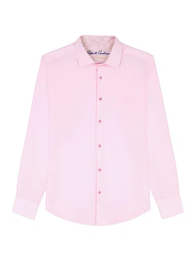 Robert Graham Men's Rosanthe Woven Shirt In Pink