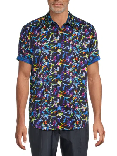 Robert Graham Men's Sampson Classic Fit Abstract Shirt In Multi