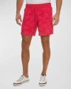 ROBERT GRAHAM MEN'S SATOR FLORAL-PRINT SWIM SHORTS