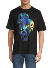 Robert Graham Men's Scream Skull Cotton T-shirt In Black