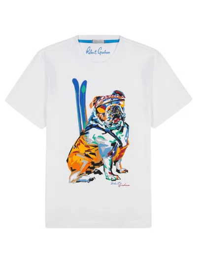 Robert Graham Men's Ski Graham Graphic T-shirt In White