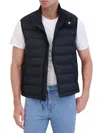 Robert Graham Men's Solid Puffer Vest In Black