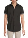 Robert Graham Men's Stellman Classic-fit Cotton Shirt In Black