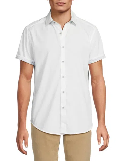 Robert Graham Men's Stellman Classic-fit Cotton Shirt In White