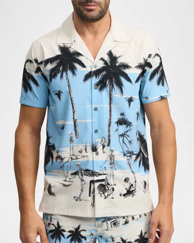 Robert Graham Men's Sunburn Sonata Camp Shirt In Multi
