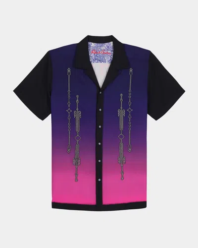 Robert Graham Men's Sunset Rally Camp Shirt In Multi