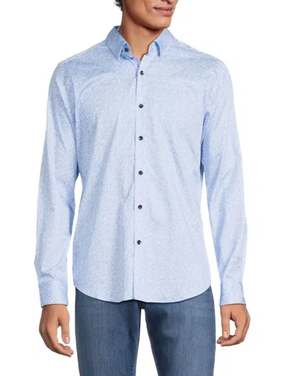 Robert Graham Men's Suter Geometric Print Shirt In Blue