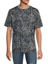 Robert Graham Men's Swanson Paisley Graphic Tee In Black