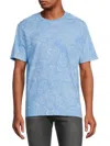 Robert Graham Men's Swanson Paisley Graphic Tee In Blue