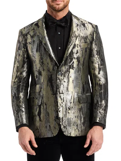 ROBERT GRAHAM MEN'S TEAGAN METALLIC WOVEN SPORT COAT