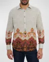 Robert Graham Limited Edition The Crown Jewel Long Sleeve Button Down Shirt In White