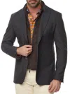 Robert Graham The Jetset Ii Stretch Sport Coat With Removable Bib In Brown