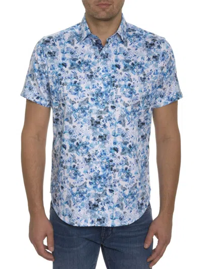 Robert Graham Men's The Lowell Classic Fit Button Down Shirt In Teal