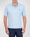 ROBERT GRAHAM MEN'S THE PLAYER KNIT POLO SHIRT