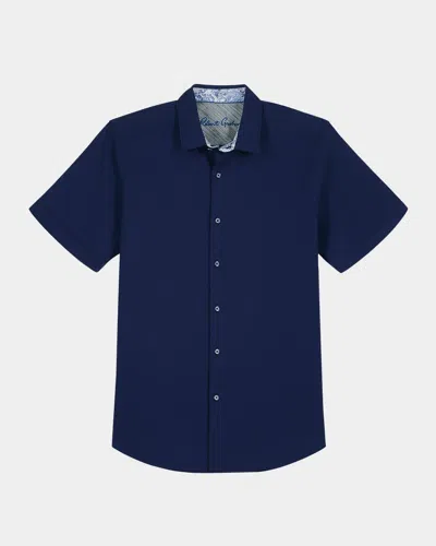 ROBERT GRAHAM MEN'S THRESHER SEERSUCKER SHORT-SLEEVE SHIRT