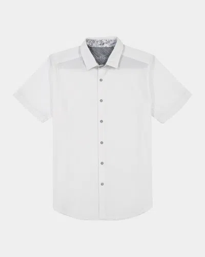 ROBERT GRAHAM MEN'S THRESHER SEERSUCKER SHORT-SLEEVE SHIRT