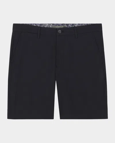 Robert Graham Men's Thresher Seersucker Shorts In Black